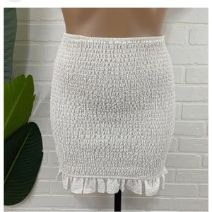 Missguided frill hem skirt